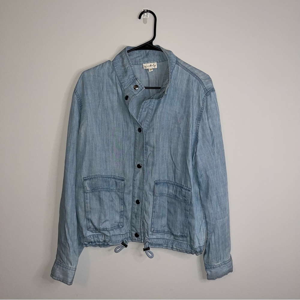 Wonderly Denim Blue Jean Jacket Large